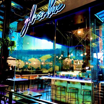Glass Box - Seating inside or outside the Glass Box - Seafood Near Me - San Diego, California
