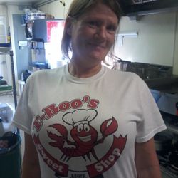 T'Boo's - Ms. Steph rocking our T'Boo's shirt