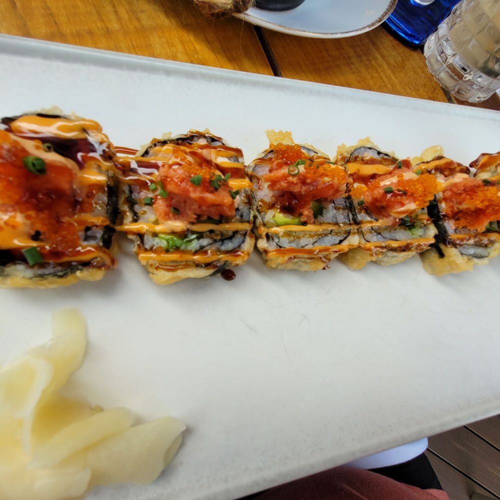 At The Rooftop - Dynamite roll! Delicious - Cocktail Bars Near Me - Canton, Connecticut