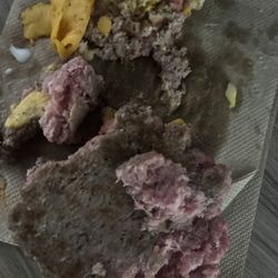 McDonald's - Quarter Pounder with Cheese Raw under cooked