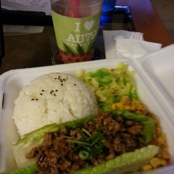 Au79 Teahouse - Take out, marinated pork over rice dinner - Coffee & Tea Near Me - Arcadia, California