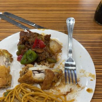 100 Buffet - How we left our plates. - Buffets Near Me - Pensacola, Florida