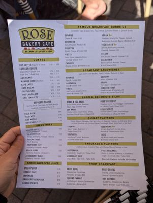 Menu photo 3 Rose Bakery Cafe Corona del Mar, CA Menu photo 3 Rose Bakery Cafe Corona del Mar, CA