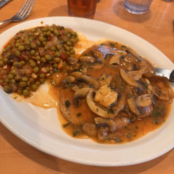 Riganato Old World Grille - pork tenderloin with peas - New American Near Me - Geneva, Illinois