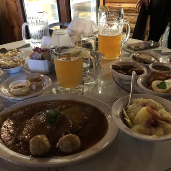 Edelweiss Restaurant - Sauerbraten and german potato salad (must order)!!! - German Near Me - Staunton, Virginia Edelweiss Restaurant - Sauerbraten and german potato salad (must order)!!! - German Near Me - Staunton, Virginia