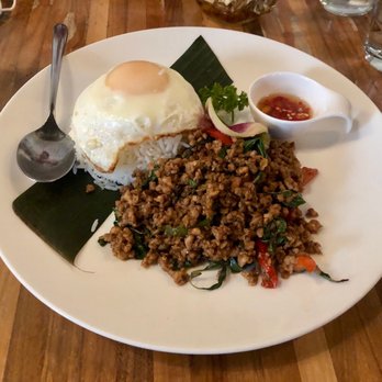 Lapisara Eatery - Chicken Holy Basil Chili Bomb Rice. Fresh and delicious - Breakfast & Brunch Near Me - San Francisco, California