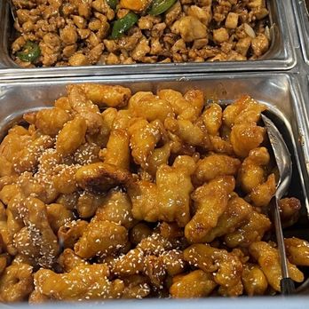 Dragon Empire Chinese Buffet - Sesame honey chicken. Crispy on the outside, NOT dry on the inside. - Chinese Near Me - Overland Park, Kansas
