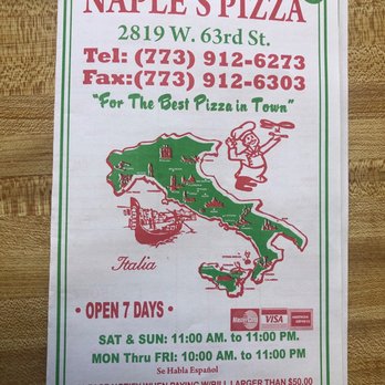Naple’s Pizza - Main Menu page - Pizza Near Me - Chicago, Illinois Naple’s Pizza - Main Menu page - Pizza Near Me - Chicago, Illinois