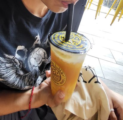 Honey Bubble Tea by null