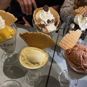 Demetres Danforth - a variety of ice creams - Desserts Near Me - Toronto, Ontario