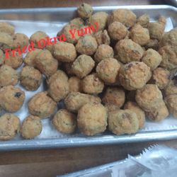 Redtop Seafood - Hot fried okra