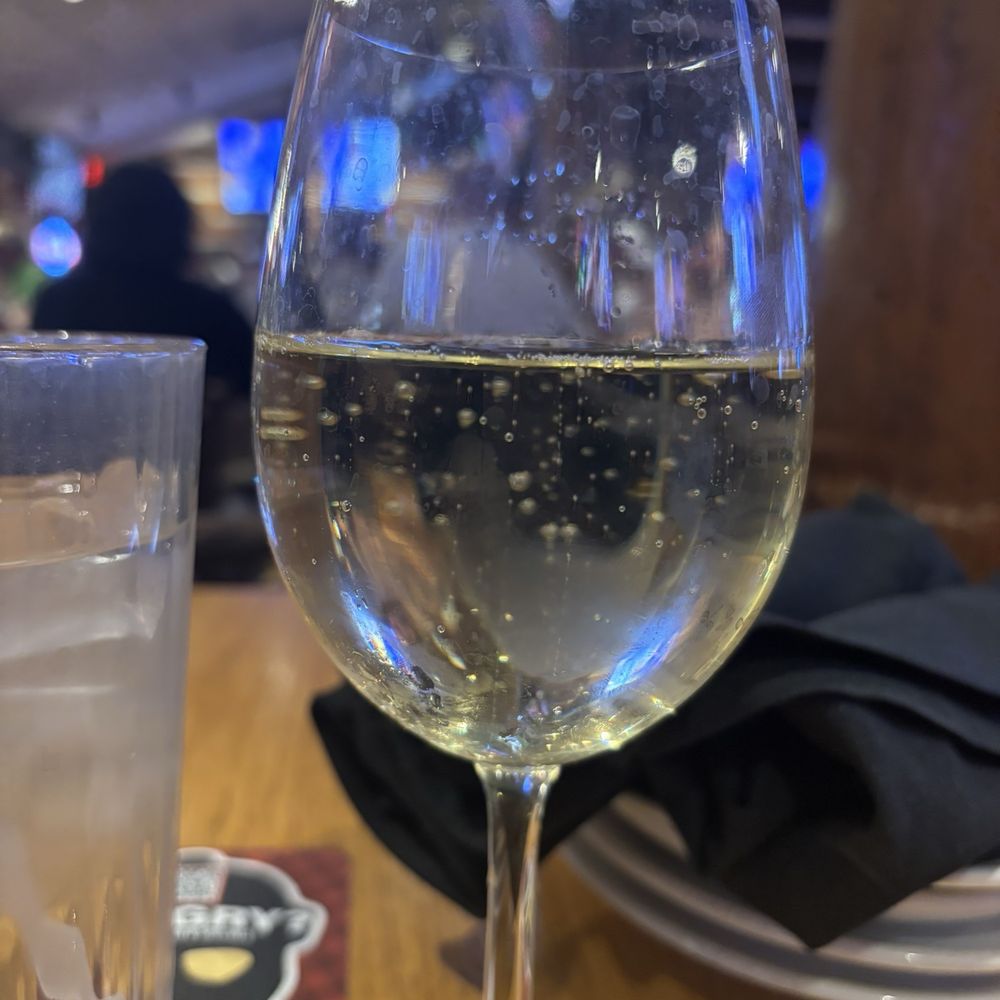House sparkling wine