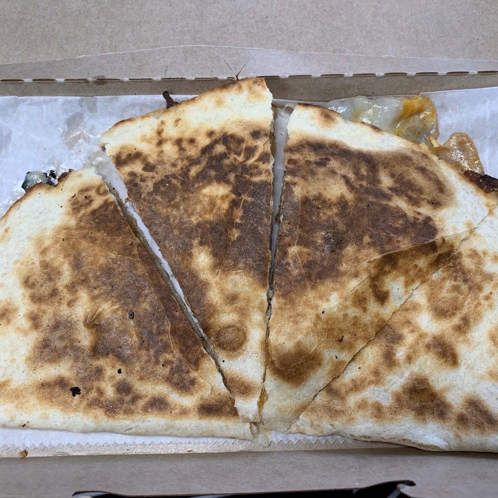 Tropical Smoothie Cafe - 3-cheese quesadillas - Queso blanco, cheddar, and smoked cheese with a side of roasted tomato salsa $4.99 (550 cal) - Fast Food Near Me - Carmel, Indiana