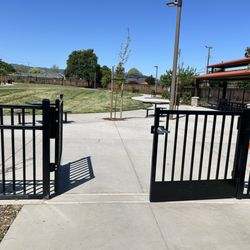 Payne Avenue Friendship Park - Gate forced to stay open with lock so toddlers can run away