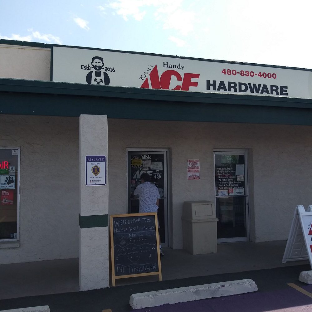 Kabats Handys Ace Hardware - Purchasing home repair supplies - Hardware Stores Near Me - Mesa, Arizona Kabats Handys Ace Hardware - Purchasing home repair supplies - Hardware Stores Near Me - Mesa, Arizona
