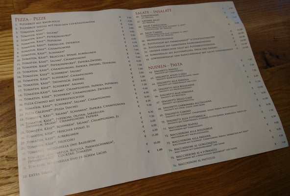 Menu photo 3 Da Cimino Frankfurt Am Main, HE