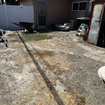JM Superior Construction - Before. Unusable space with alot of dirt and junk. - Masonry/Concrete Near Me