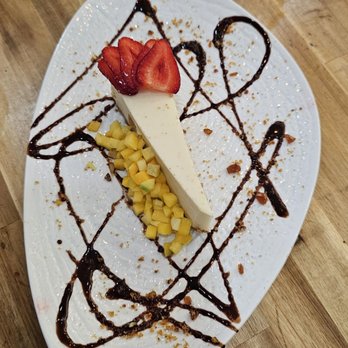 Santo Fish Restaurant - Sliver of cheesecake - Seafood Near Me - Pico Rivera, California Santo Fish Restaurant - Sliver of cheesecake - Seafood Near Me - Pico Rivera, California