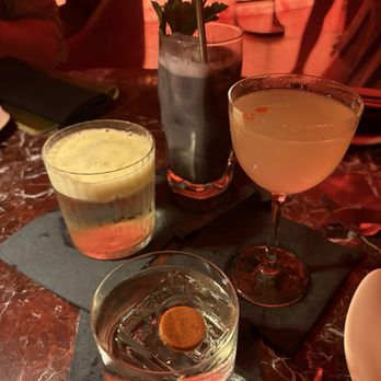 La Cueva - Drifter on the left, Buford Highway in the front, Thrilla in Manila in the back, Bandolero on the right. - Wine Bars Near Me - Atlanta, Georgia La Cueva - Drifter on the left, Buford Highway in the front, Thrilla in Manila in the back, Bandolero on the right. - Wine Bars Near Me - Atlanta, Georgia