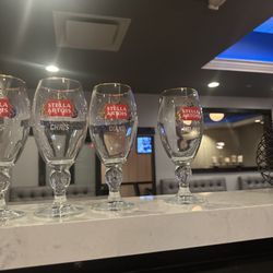 Gastronomy Kitchen by Cirella's - Engraved Stella Artois glasses on their 7th anniversary!
