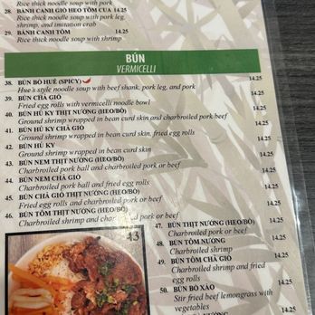 Pho So 1 - Vermicelli menu as of 1/24/24 - Vietnamese Near Me - West Hills, California Pho So 1 - Vermicelli menu as of 1/24/24 - Vietnamese Near Me - West Hills, California