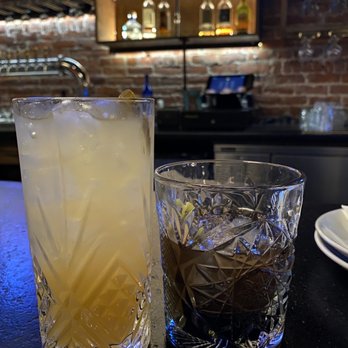 Black Rabbit - Mezcal Paloma, and a Gin old fashioned - Tapas/Small Plates Near Me - Nashville, Tennessee