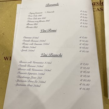 Ar Grottino der Traslocatore - Menu 2023 - Roman Near Me - Rome, RM Ar Grottino der Traslocatore - Menu 2023 - Roman Near Me - Rome, RM