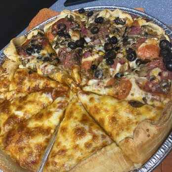 Papa Murphy's - After Baking- Half Murphy combo/ Half Cheese - Pizza Near Me - Las Vegas, Nevada Papa Murphy's - After Baking- Half Murphy combo/ Half Cheese - Pizza Near Me - Las Vegas, Nevada