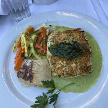 Jane - Parmesan crusted halibut special - New American Near Me - Santa Barbara, California