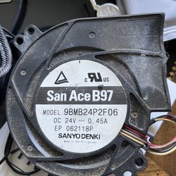 Memphis Wood Fire Grills - Melted Blower Motor