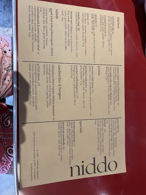 Menu photo 3 Niddo Ciudad de México, DIF