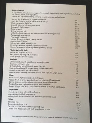 Menu photo 3 MOMO Amsterdam, NH Menu photo 3 MOMO Amsterdam, NH
