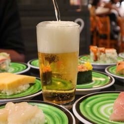 Kura Revolving Sushi Bar - Bottled Beer Sapporo Large @tiffhuangry