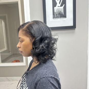 Sonia Blade Hair Studio - Silkpress with curls - Hair Salons Near Me - Houston, Texas Sonia Blade Hair Studio - Silkpress with curls - Hair Salons Near Me - Houston, Texas