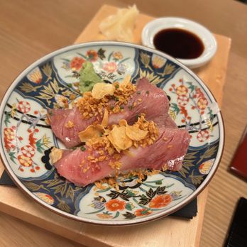Mensho Ramen - Niku Sushi A5 Wagyu Garlic - Ramen Near Me - Phoenix, Arizona Mensho Ramen - Niku Sushi A5 Wagyu Garlic - Ramen Near Me - Phoenix, Arizona