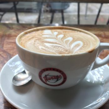 Espresso Vivace Roasteria - Soy latte, minus the first sip. - Coffee & Tea Near Me - Seattle, Washington Espresso Vivace Roasteria - Soy latte, minus the first sip. - Coffee & Tea Near Me - Seattle, Washington