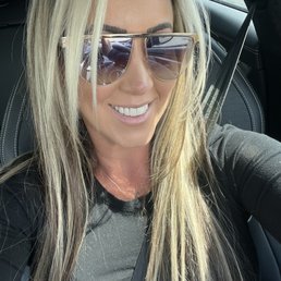 Nice icy blonde highlights with dark brown for definition. I love it!!! Nice icy blonde highlights with dark brown for definition. I love it!!!