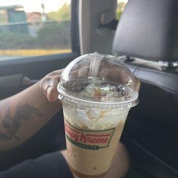 Krispy Kreme - Carmel Frozen Caramel Specialty Latte - Donuts Near Me - Fort Collins, Colorado