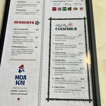Moa Kai - Menu - Hawaiian Near Me - Orlando, Florida Moa Kai - Menu - Hawaiian Near Me - Orlando, Florida