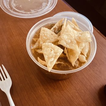 China Wok - a bowl of tortilla and a fork - Chinese Near Me - Morgantown, West Virginia