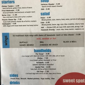 The Spot - menu - New American Near Me - Carolina Beach, North Carolina The Spot - menu - New American Near Me - Carolina Beach, North Carolina