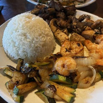 Benihana - Trio steak chicken and shrimp - Sushi Bars Near Me - Las Vegas, Nevada Benihana - Trio steak chicken and shrimp - Sushi Bars Near Me - Las Vegas, Nevada