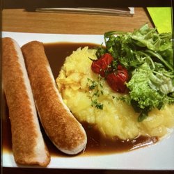Schwanen-Brauerei - Sausage and potato salad