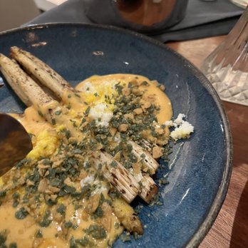 Ponto Lago - White asparagus - New American Near Me - Carlsbad, California