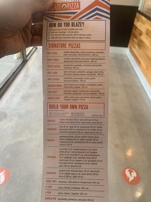 Menu photo 2 Blaze Pizza Irving, TX