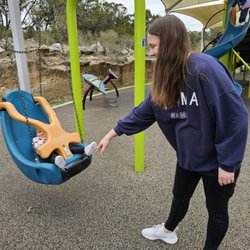 Encino Branch Library - Safety swing