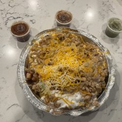 1/2 order chicken super nachos