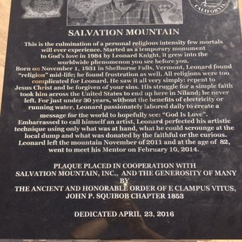 Salvation Mountain - Information on Salvation Mountain - Landmarks & Historical Buildings Near Me - Niland, California Salvation Mountain - Information on Salvation Mountain - Landmarks & Historical Buildings Near Me - Niland, California