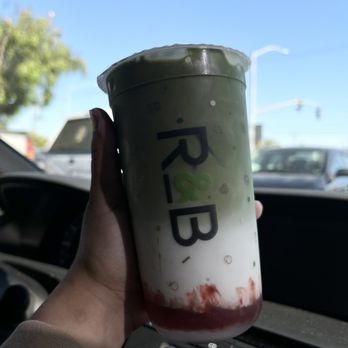 R&B Tea - Strawberry Matcha Latte - Coffee & Tea Near Me - Norwalk, California