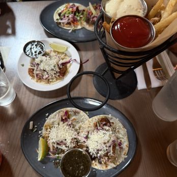Third Street Social - Happy hour Korean Steak Tacos and Blackened Shrimp Tacos fries with garlic aioli - Bars Near Me - Lee's Summit, Missouri